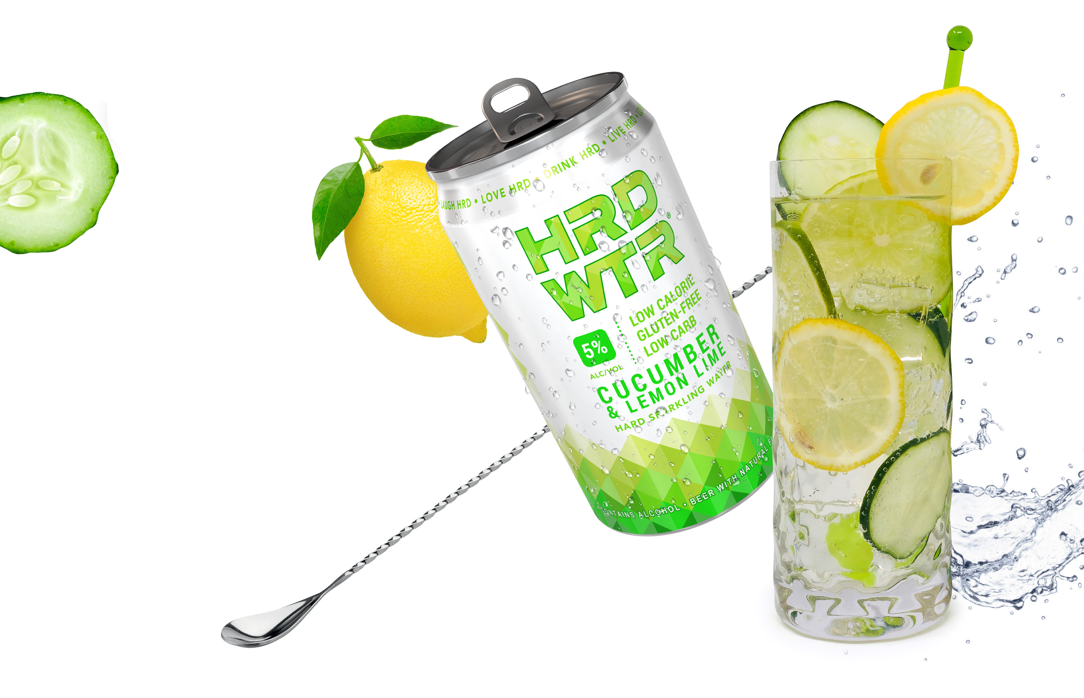 HRD WTR Gin Fizz Cocktail