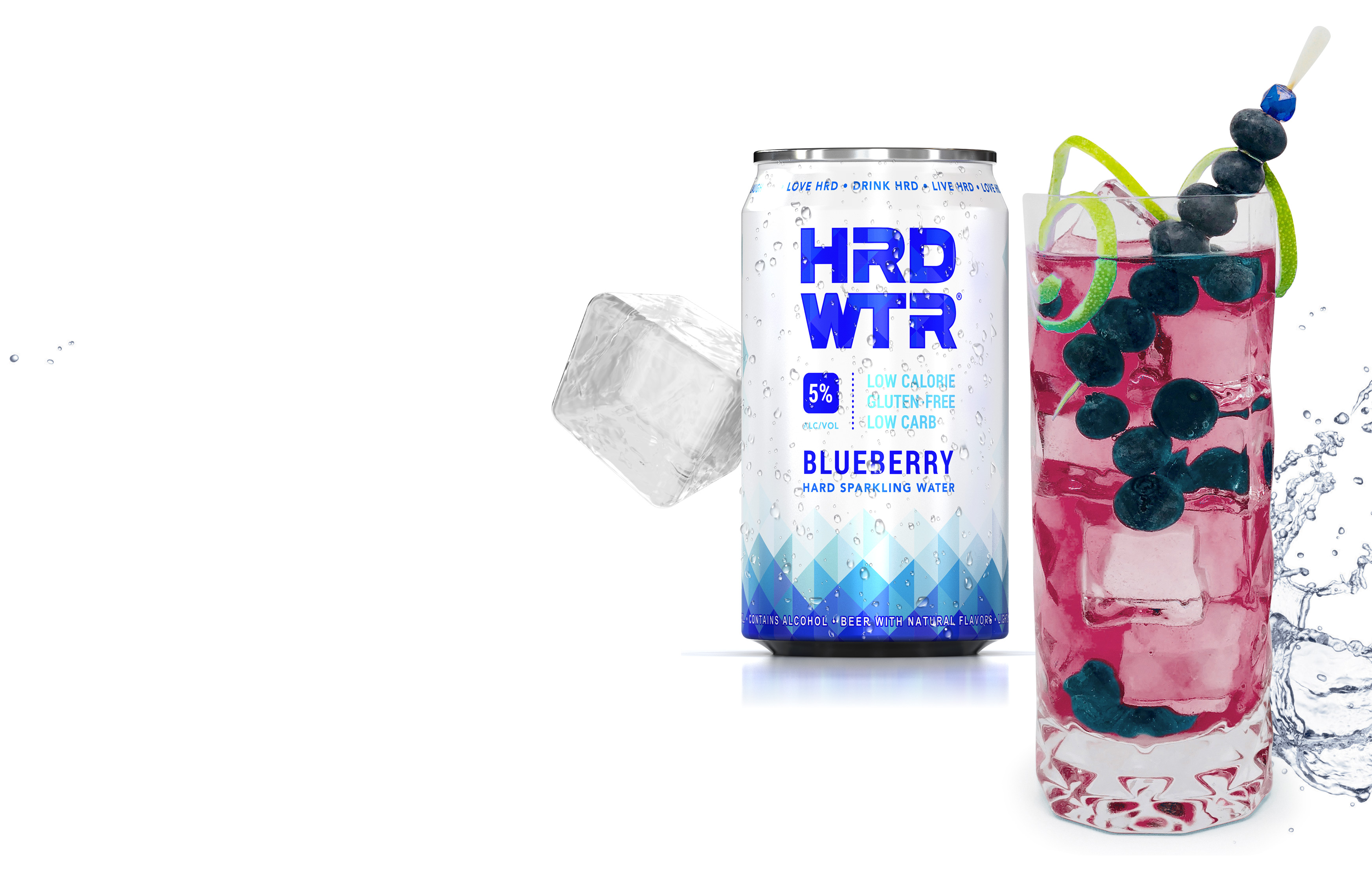 HRD WTR Blueberry Cocktail
